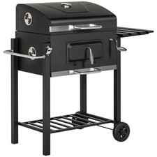 Grill Trolley Charcoal Grill Charcoal Grill BBQ Grill Barbecue Garden Grill Stainless Steel