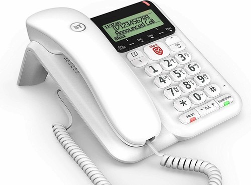 Corded landline phone decor - bt,