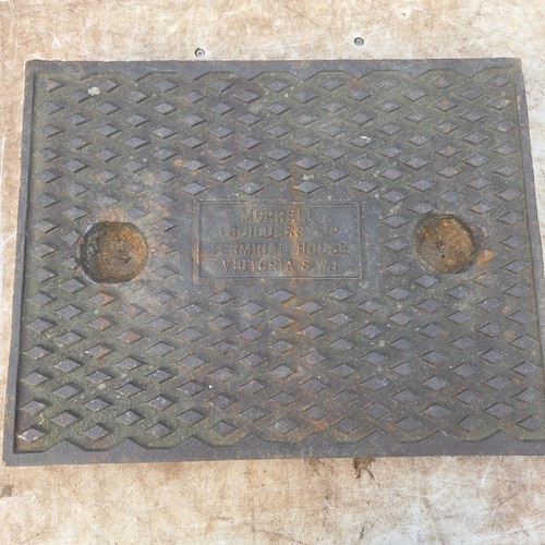 Cast iron manhole cover - cast,