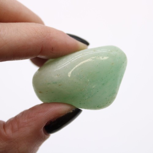 Green aventurine tumble - aventurine, stones