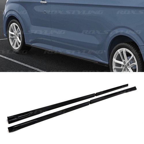 Gloss black side skirts blade - gloss,