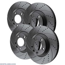 4X FIAT PUNTO 176/176C TEMPRA TIPO UNO FRONT + REAR SPORT BRAKE DISCS