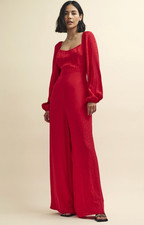 Nobody’s Child Petite Womens Nobody'S Child Petite Lettie Jacquard Jumpsuit In R