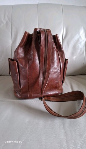 The bridge leather bucket - leather,