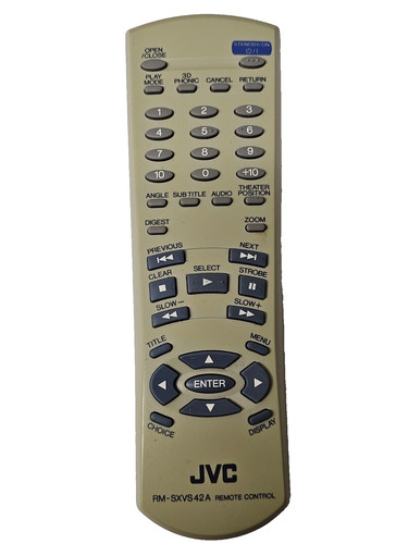 Original jvc sxvs42a remote - jvc, rm-sxvs42a