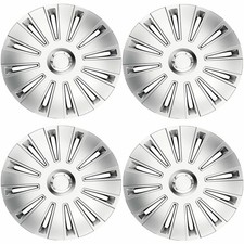 4 x Grey Silver Wheel Trims