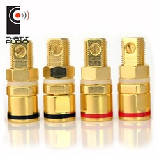 4x Binding Posts for Amplifiers / Speakers / Speaker Plates (NON SOLDER TYPE)