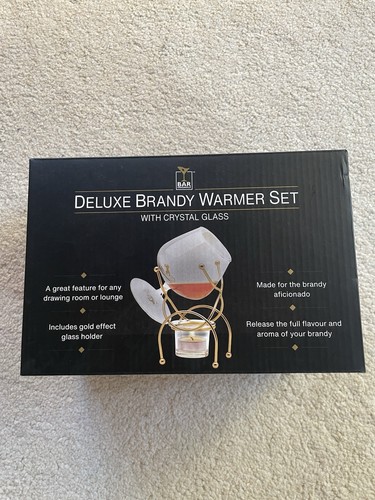 Deluxe brandy warmer set - deluxe, with