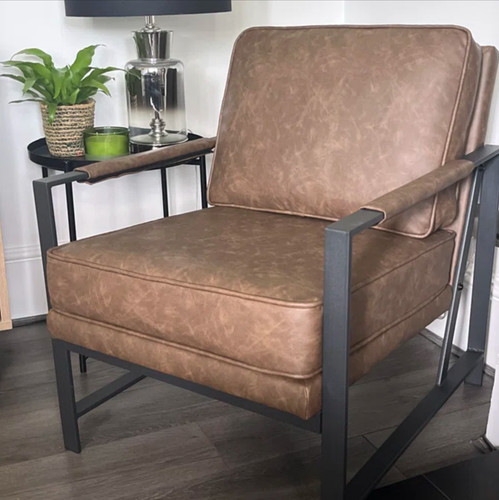 Vintage industrial armchair - industrial,