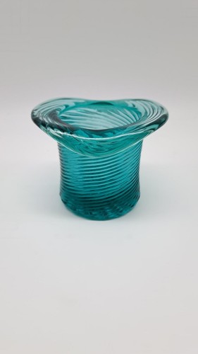 Vintage turquoise glass - vintage, top