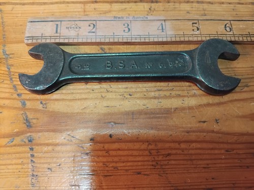 Vintage bsa spanner 8 - bsa, no.6