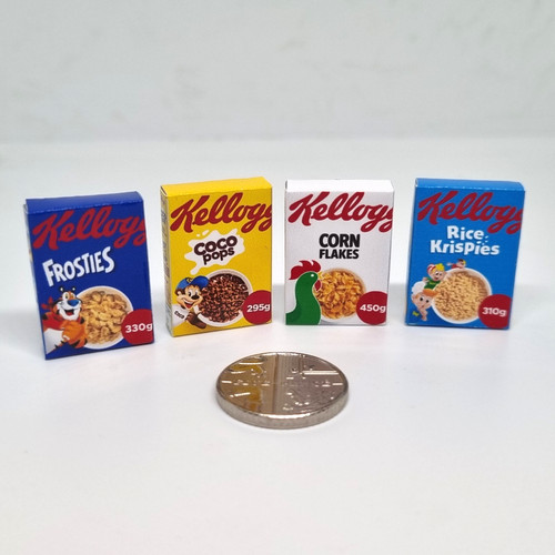 Dolls house miniature - house, food