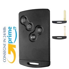 ✅GUSCIO CHIAVE TELECOMANDO SCHEDA 4 TASTI PER RENAULT MEGANE CLIO SCENIC CAPTUR