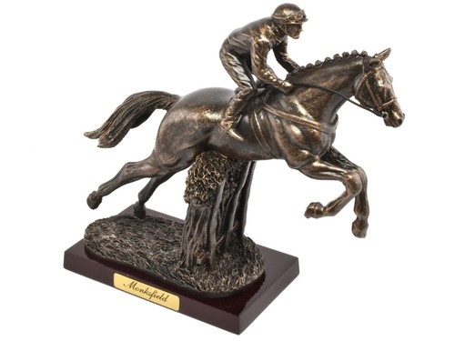 Horse race figurine monksfield - race,