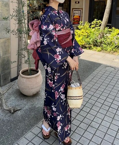 Japanese summer kimono yukata - summer,