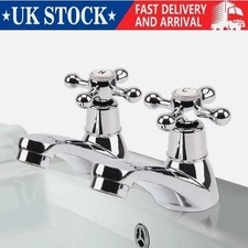 2X Twin Taps Set Hot and Cold