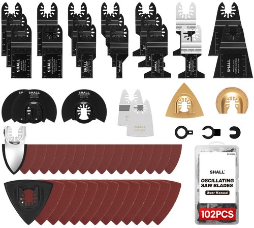 Shall 102pcs multitool blades - shall,