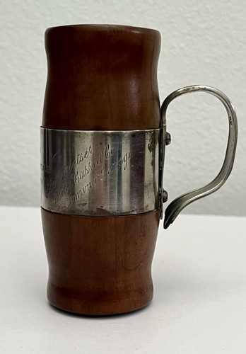 Vintage wooden silverplate - silverplate, is