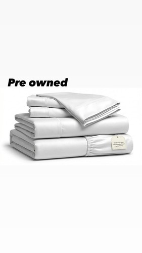 Pre owned queen white inch - pre-owned,