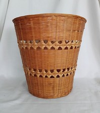 Vintage Wicker Waste Paper