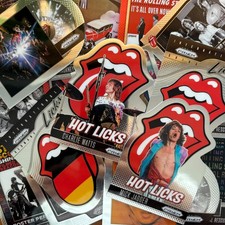 The Rolling Stones Panini Prizm 2025 Pick Your Base Inserts Die-Cut Hot Licks