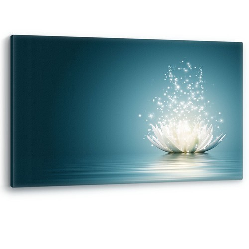 Lotus flower water sparkle - on,