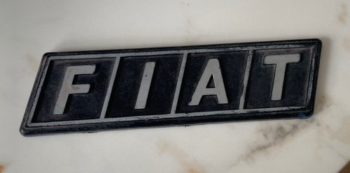 Vintage fiat badge - fiat,