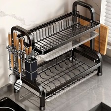 2 Tiers Large Dish Drainer