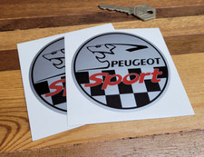 PEUGEOT Sport Silver Logo Car