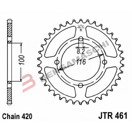 Corona 461 z51 kawasaki 85 - jt,