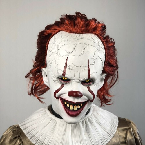 Latex clown mask - latex, pennywise