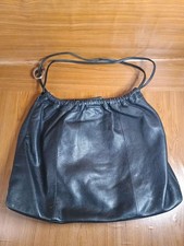 Black Genuine Leather Bag / Handbag - John Rocha for Debenhams