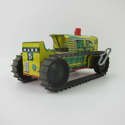 Vintage marx climbing tractor - vintage,