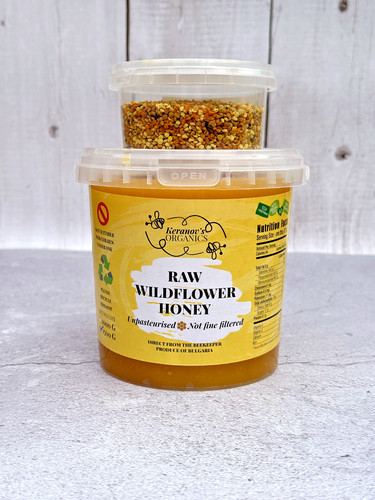 Organic wildflower honey 5kg - honey, 1,5kg