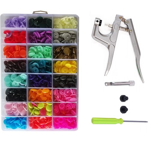 Plastic snaps buttons - t3,
