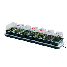 Garland Super 7 Electric Windowsill Propagator Heated Seed Tray 7 Mini Kit