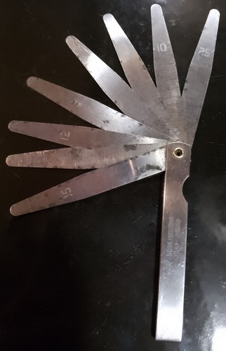 Vintage jpi tools feeler - feeler, gauge