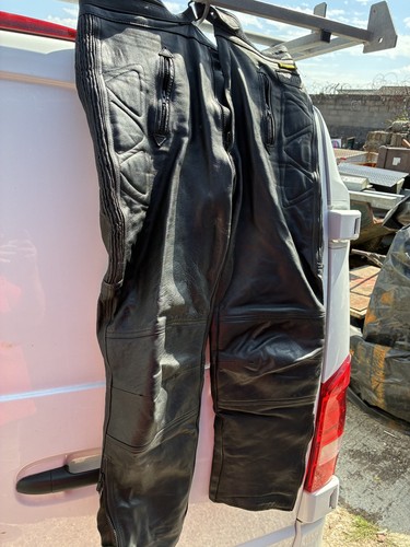 Used mens leather motorcycle - used,