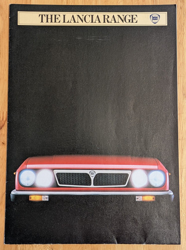 Lancia 1982 range brochure - 1982,