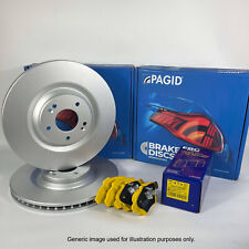 Front Pagid OE Brake Discs & EBC Yellowstuff Pads for Honda Civic EP3 Type R