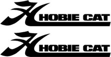 HOBIE CAT catamaran kayak sail boat sailing dinghy campervan stickers 2x860mm 