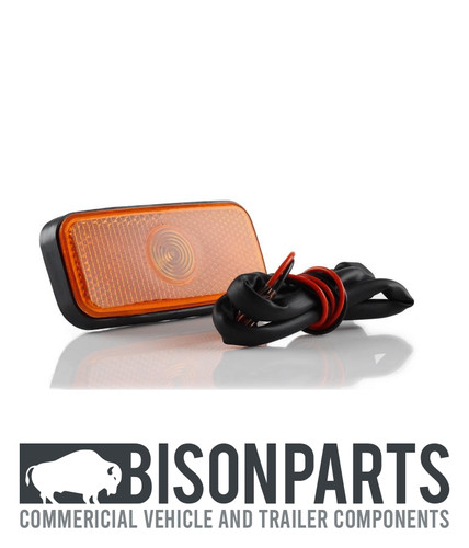 Amber side marker lamp lens - amber,