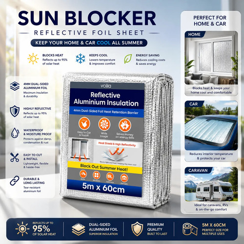 Foil sun heat blocker - foil,