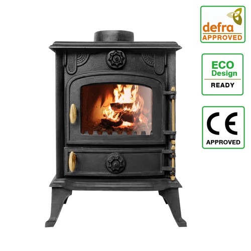 5kw multifuel stove log burner - multifuel,