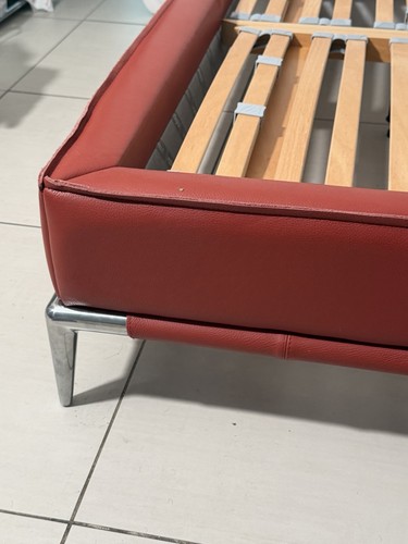 Roche bobois leather - bed, dark