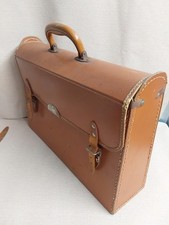 Vintage Tan Leather Briefcase
