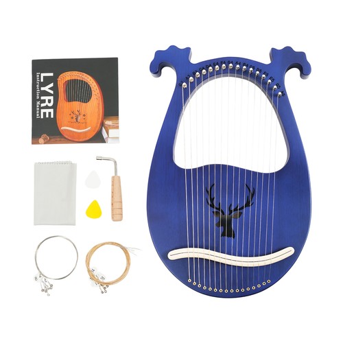 Lyre harp16 metal string harp - harp16,