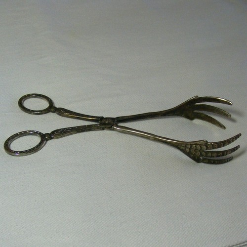 Vintage silverplated bird - silverplated, claw