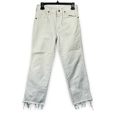 Wrangler Vintage Cropped Raw Hem Straight Jeans Size 29 Country Western 90s