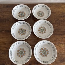 Broadhurst Renaissance  Bowls X 6 Cereal / Dessert Ironstone Made In England